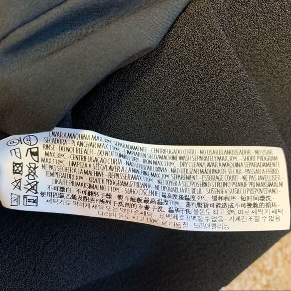 Adolfo Dominguez Black Maxi Skirt Size 2 - Picture 9 of 15